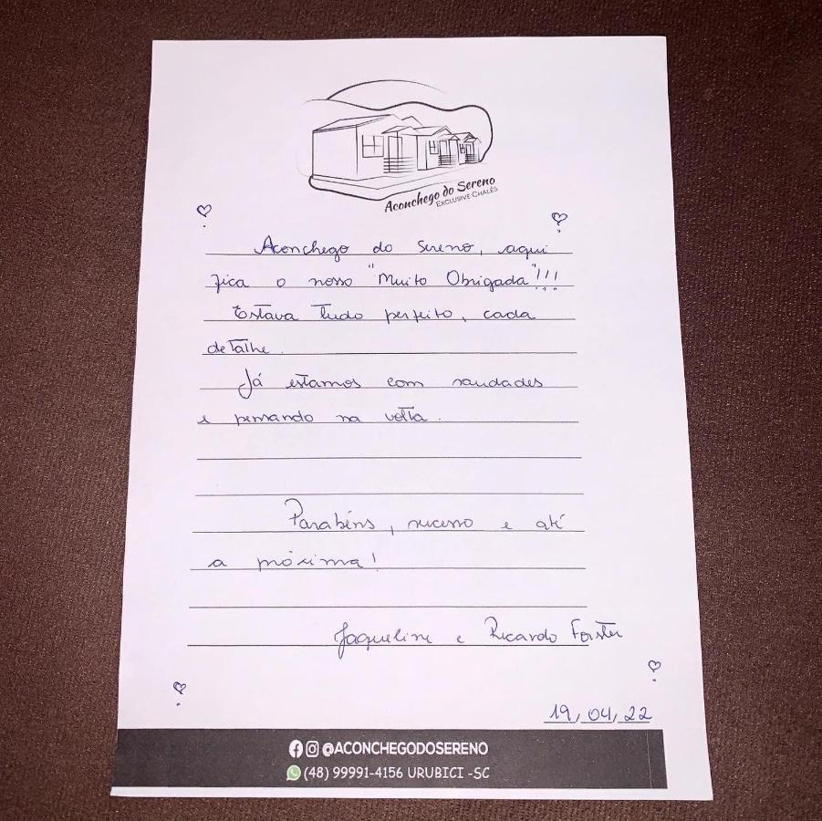 Aconchego Do Sereno Exclusive Chales Urubici Dış mekan fotoğraf